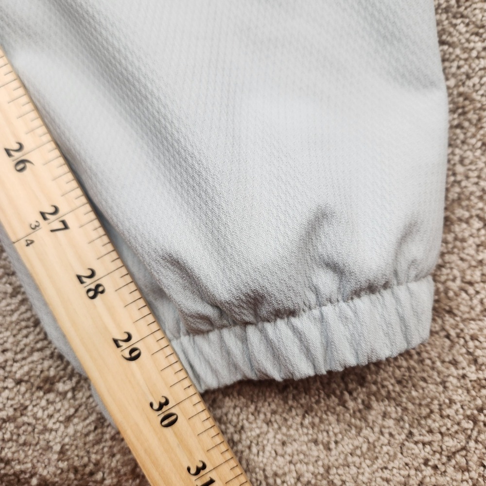Adidas Basketball Men 3XL Light Blue Mesh Jogger Pants Athletic Sweatpants Zip - Picture 6 of 7